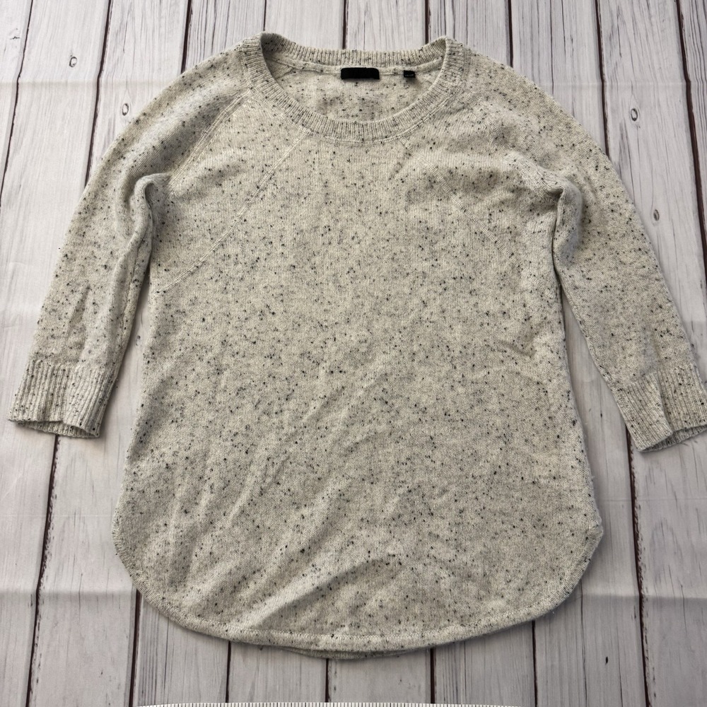 ATM Anthony Thomas‎ Melillo Womens Cashmere Beige Speck Lightweight Sweater XS